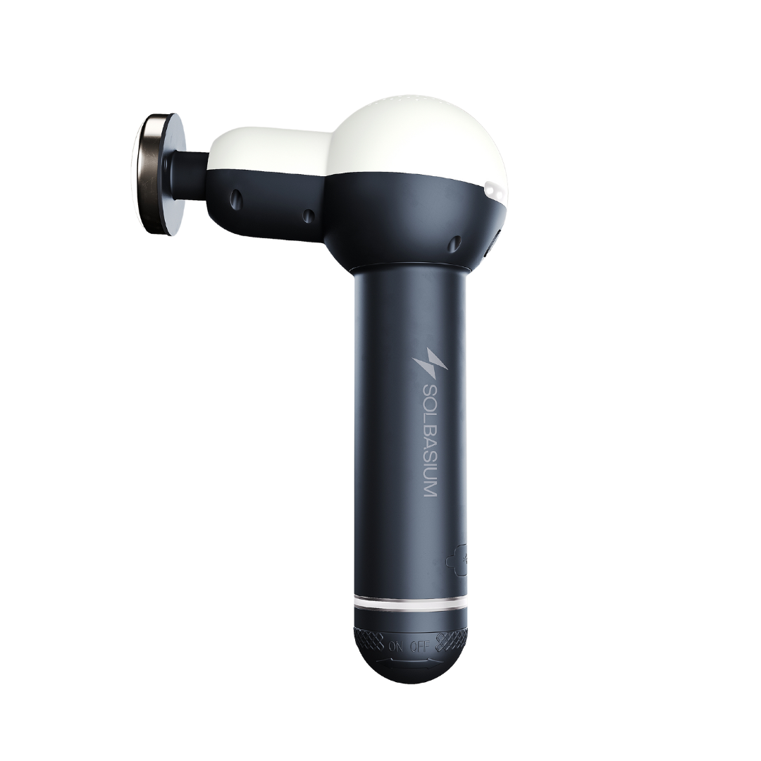 World’s First Red Light Massage Gun – Deep Relief in Minutes - Solbasium