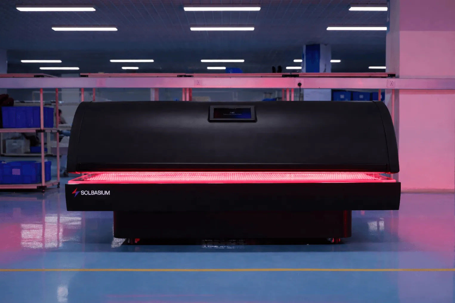 Nova Red Light Therapy Bed in black with red light preview