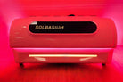 Helios Commercial White Red Light Therapy Bed by Solbasium - Full Body Photobiomodulation System in Red Light Mode
